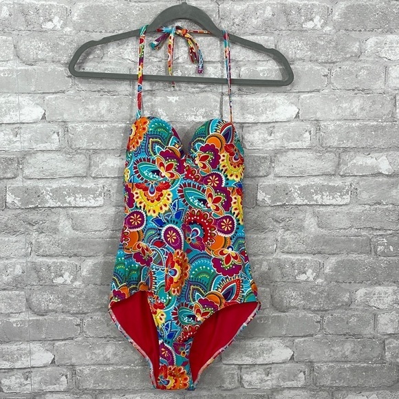 Lepel Fiesta Red Swimsuit - Picture 1 of 8